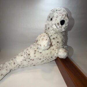 Authentic Jellycat Sigmund Seal Spotted Plush Stuffed Animal EUC
